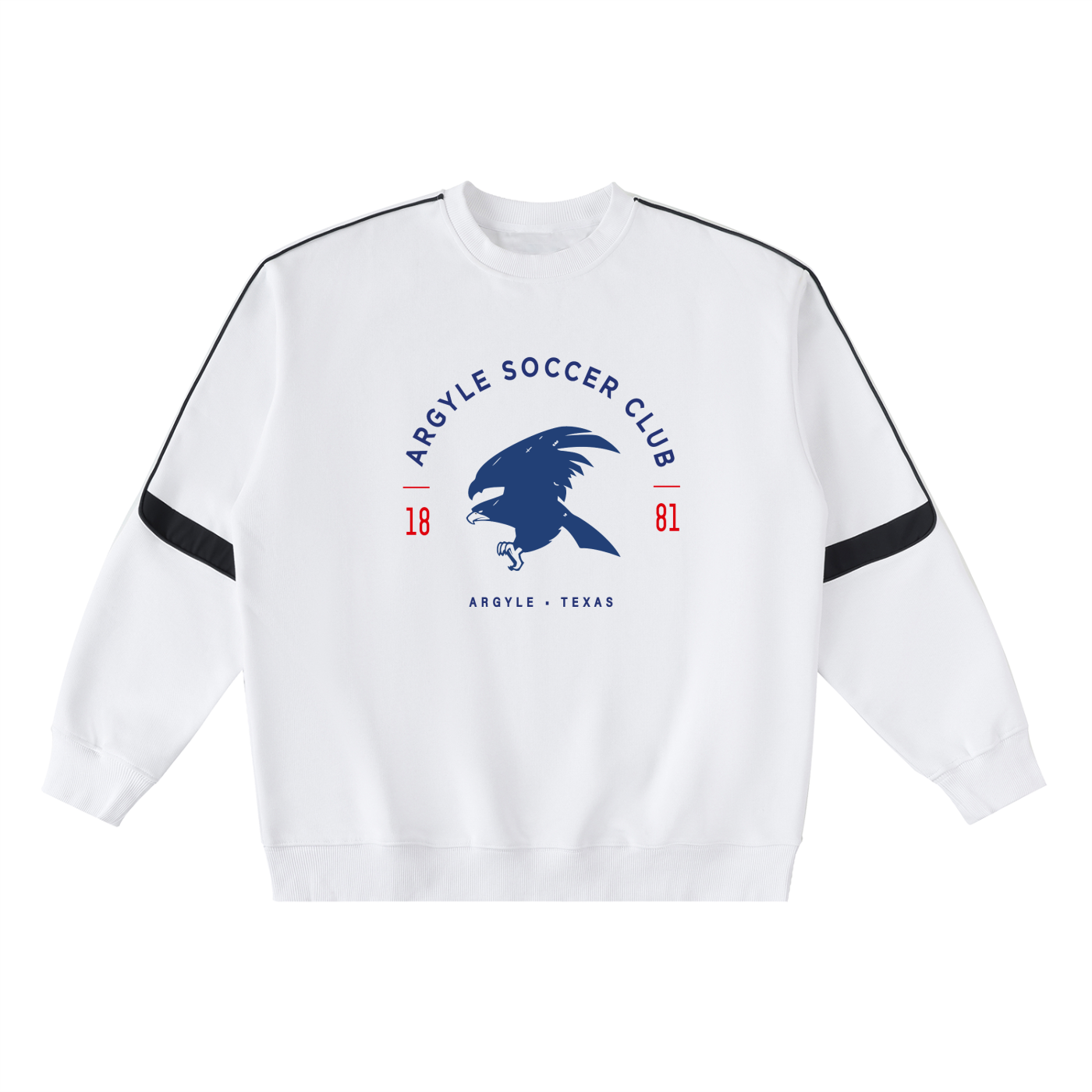 Argyle Soccer Oversized Sweatshirt