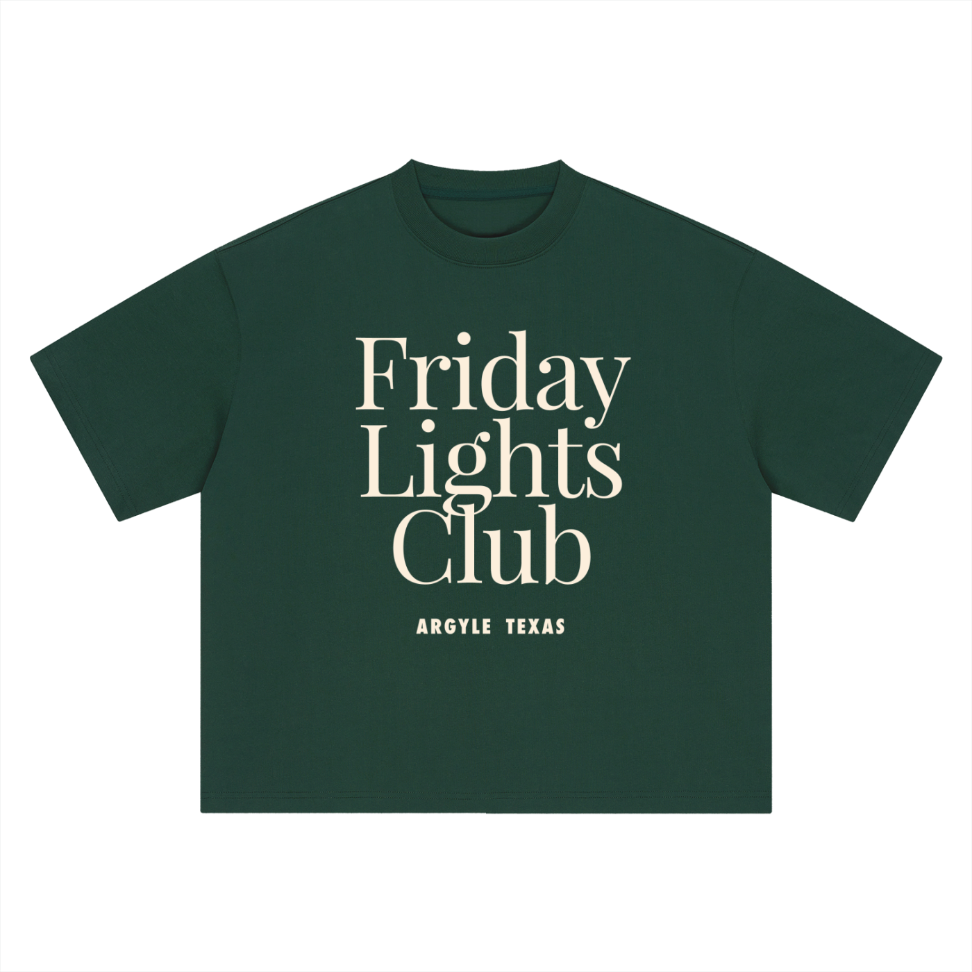 Mens Friday Night Lights Oversized T-Shirt