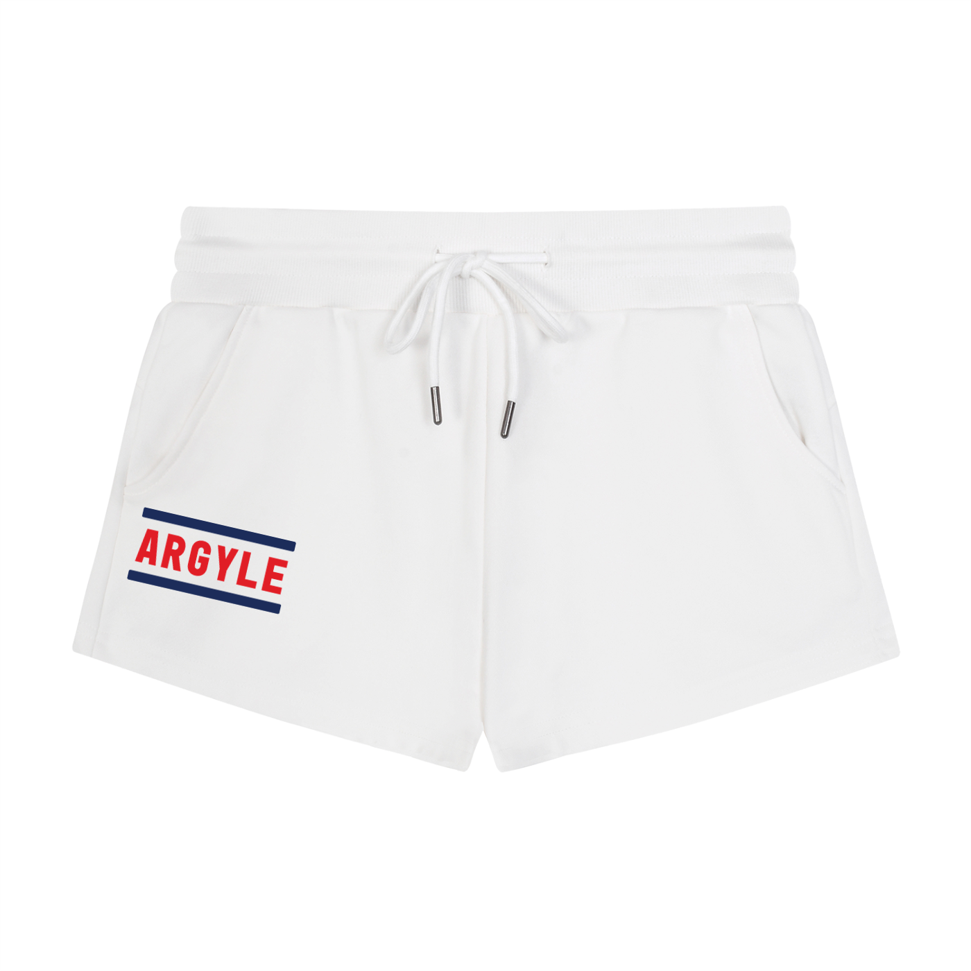 Womens Argyle Drawstring Shorts
