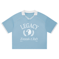 Unisex Collared Tennis Boxy Jersey