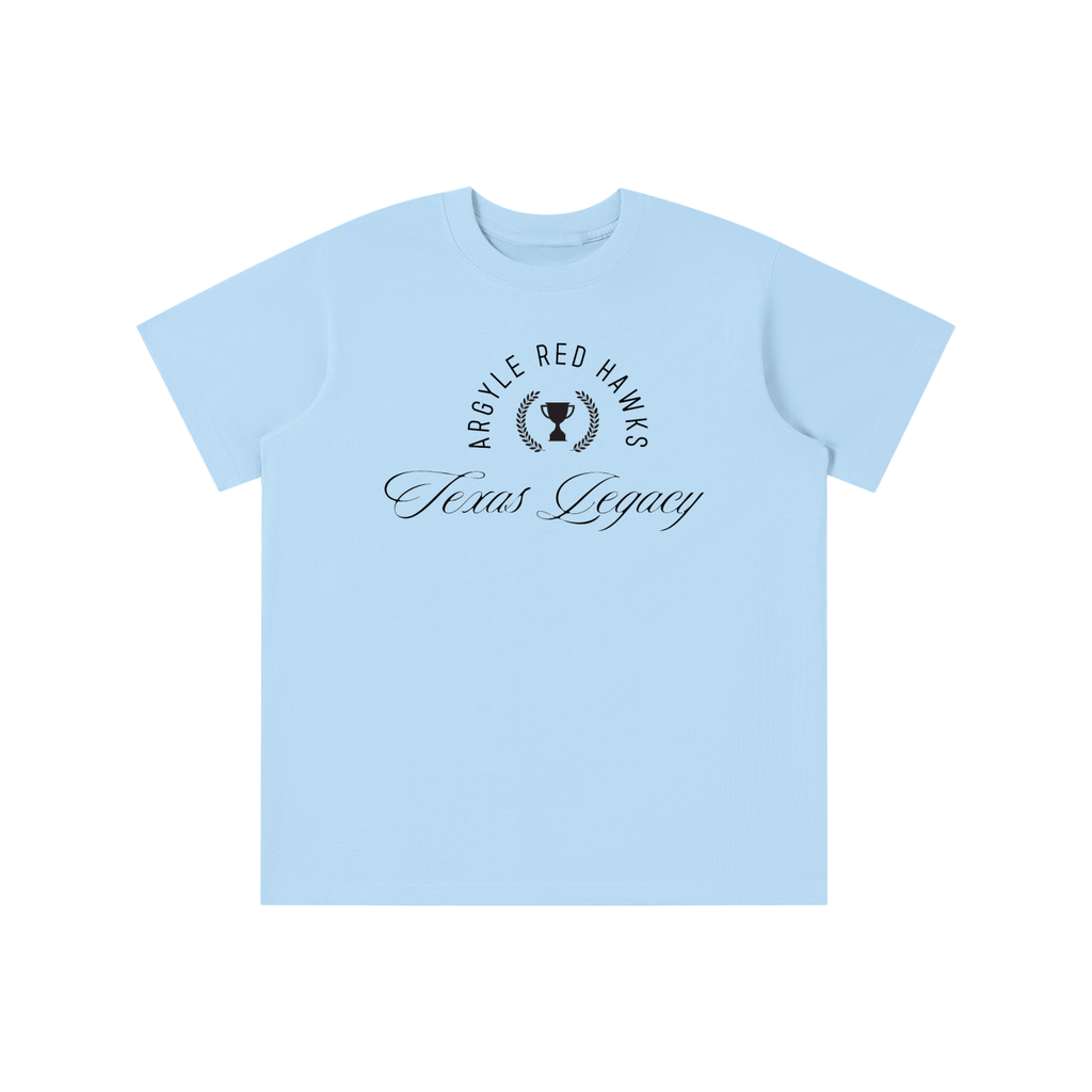 Youth Red Hawk Hoops Tee