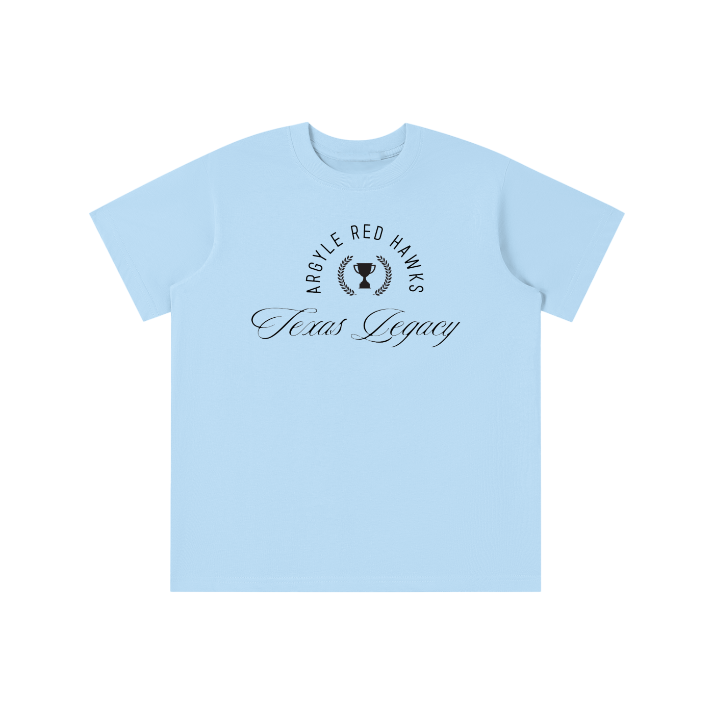 Youth Red Hawk Hoops Tee