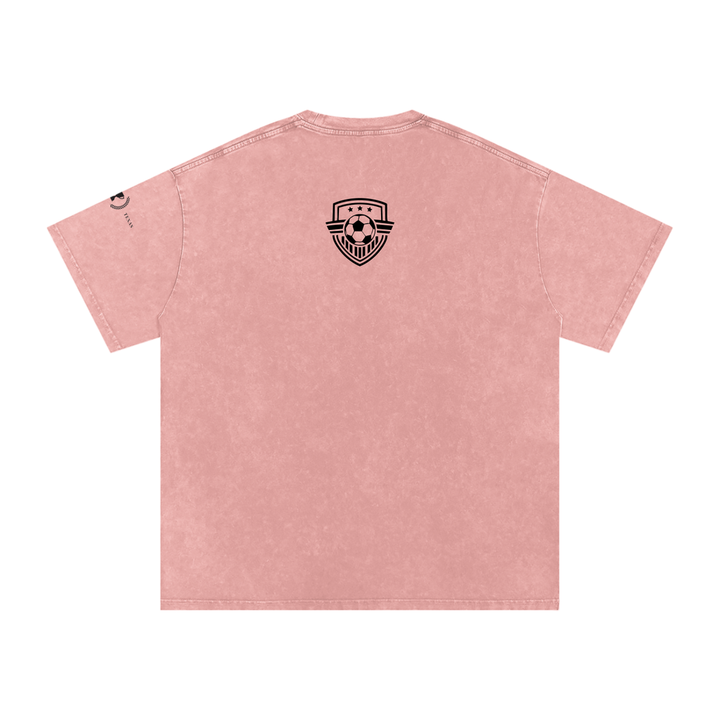 Argyle Soccer Washed Oversized Cotton Tee