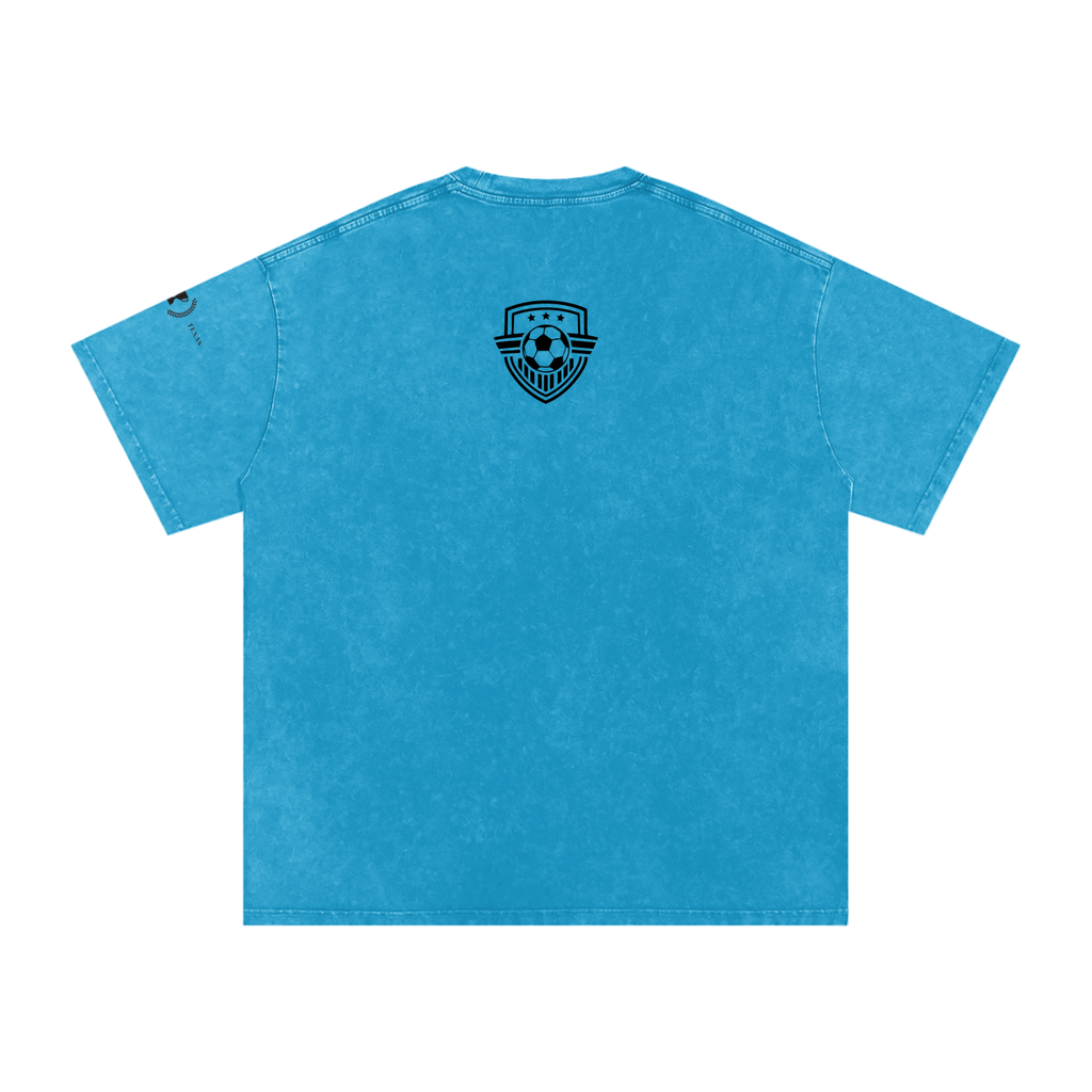 Argyle Soccer Washed Oversized Cotton Tee