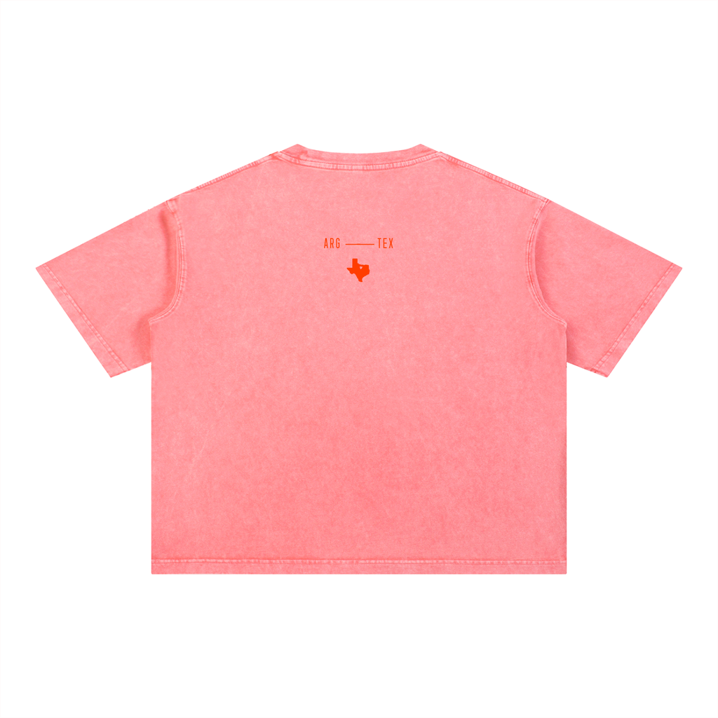 Argyle Local Mineral Wash Boxy Cotton Tee