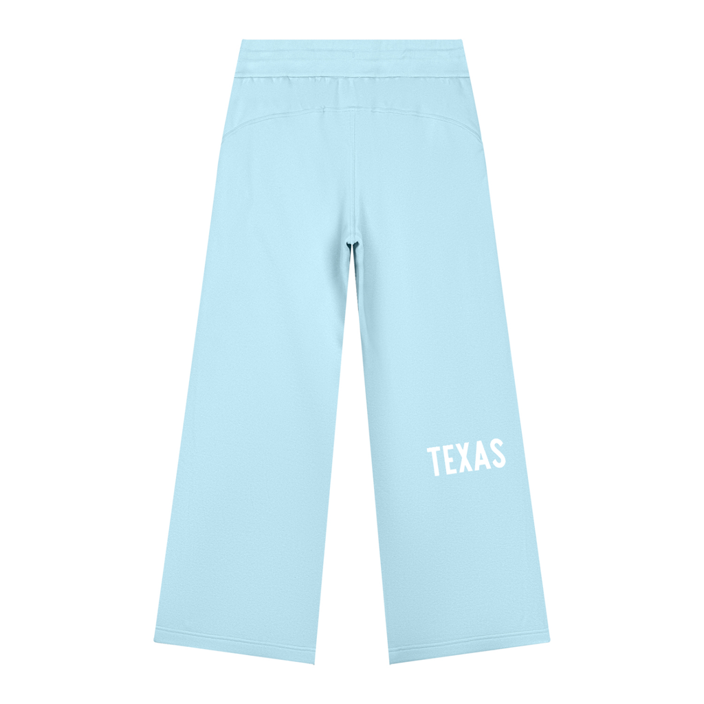 Womens Argyle Wide Leg Fleece Sweatpants
