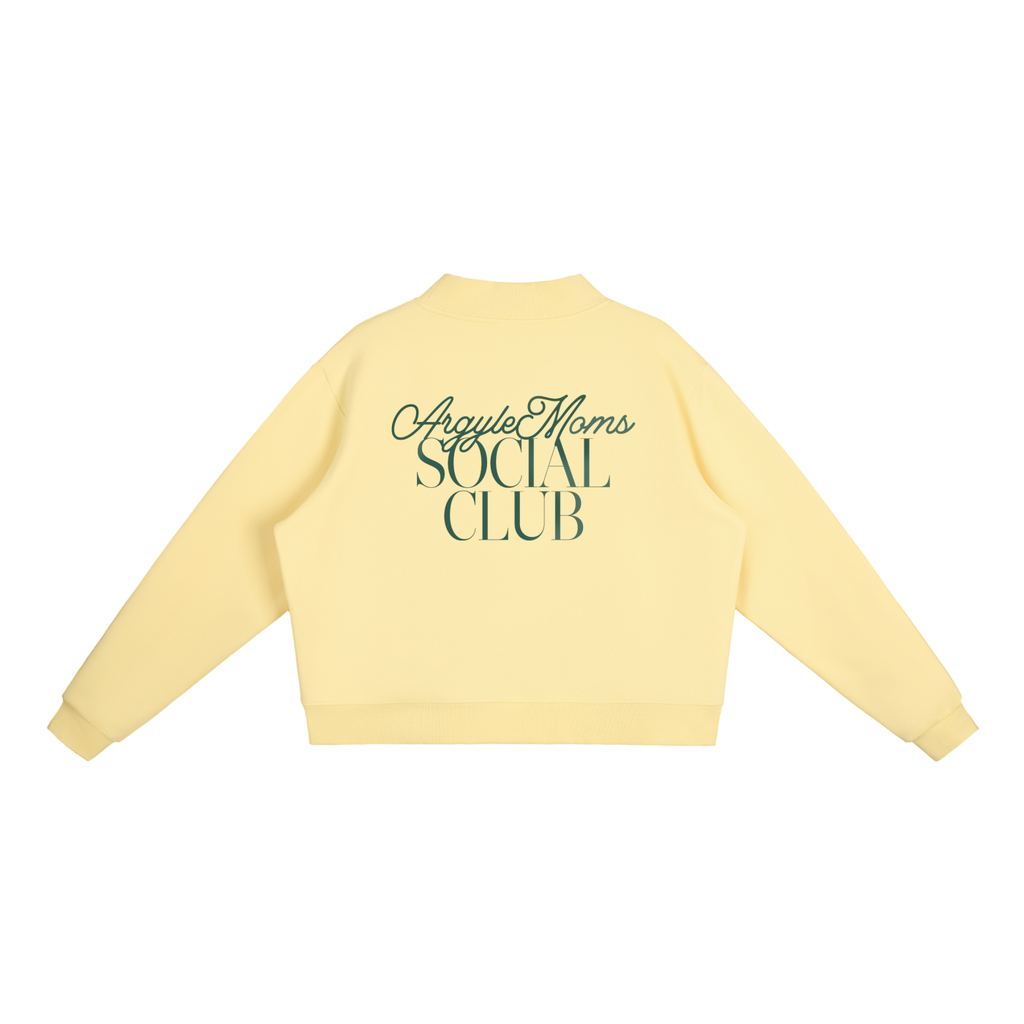 Argyle Moms Social Club Crew Sweatshirt