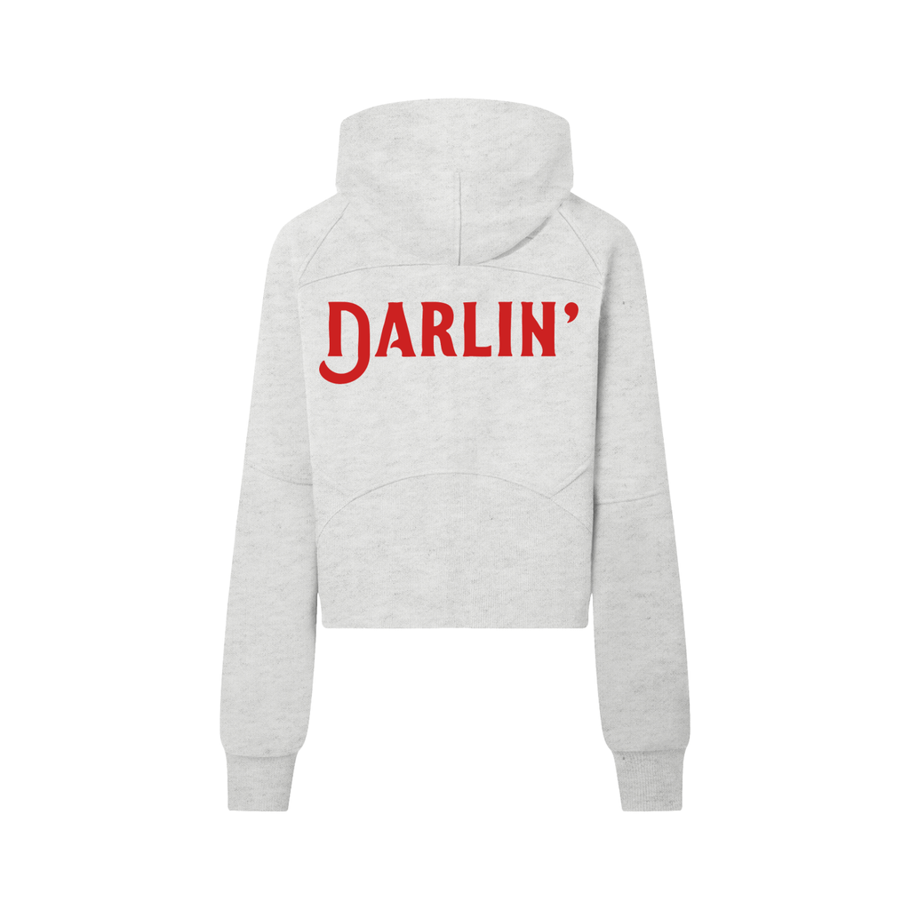 Womens Darlin' Cropped Half-Zip Hoodie