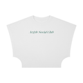 Womens Social Club Cropped Dolman T-Shirt
