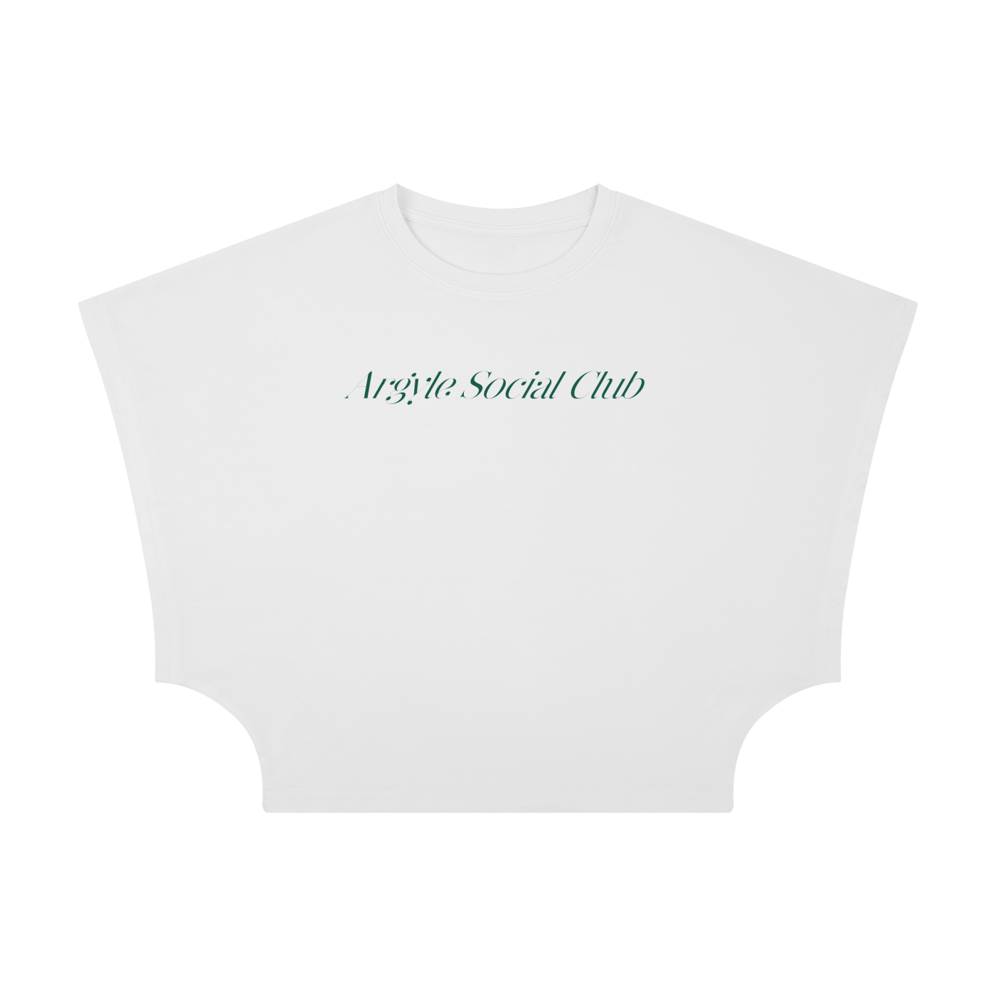 Womens Social Club Cropped Dolman T-Shirt