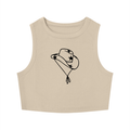 Womens TX Cheer Tight Crewneck Crop Tank Top