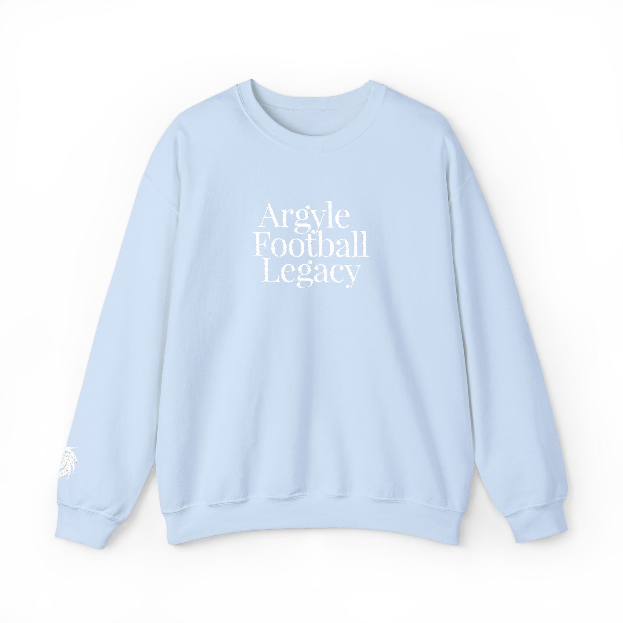 Argyle Football Embroidery Sweatshirt