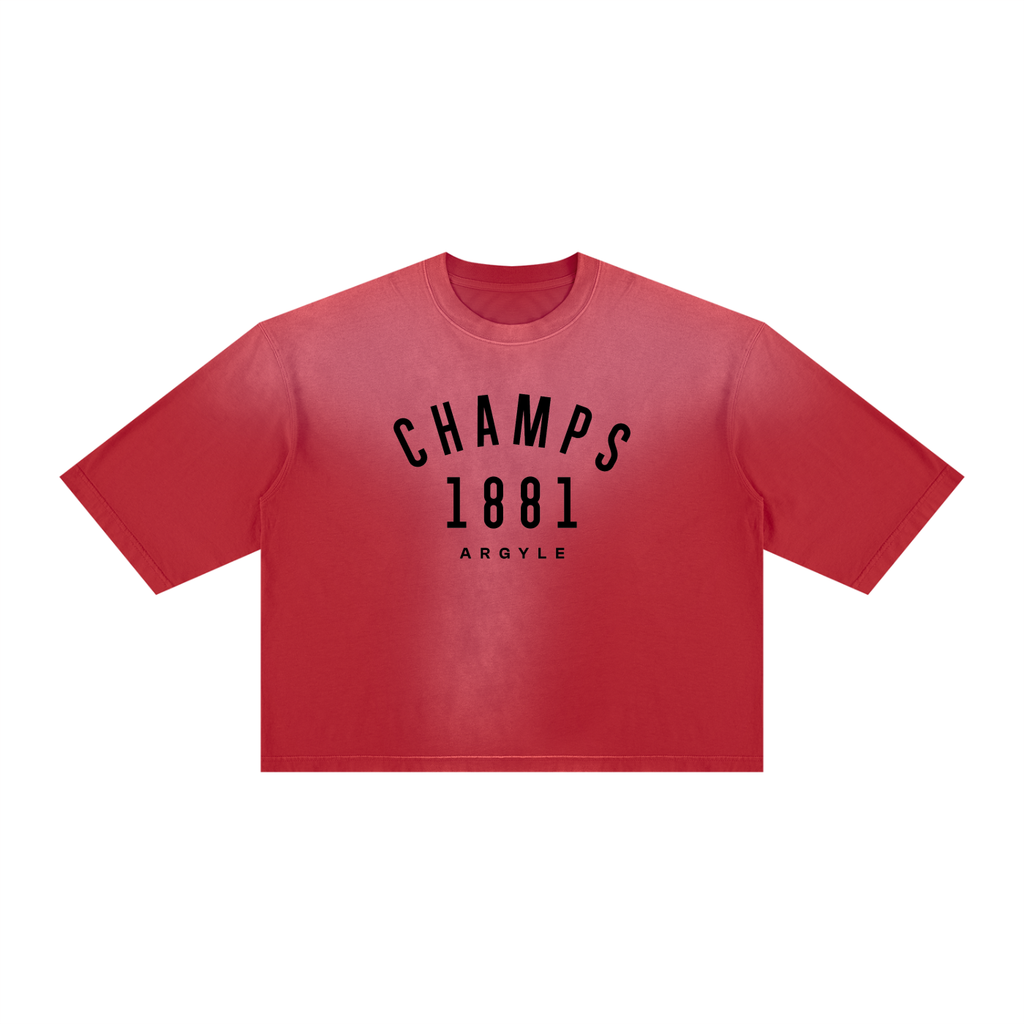 Argyle Champs Vintage Wash Sunfade Boxy Tee