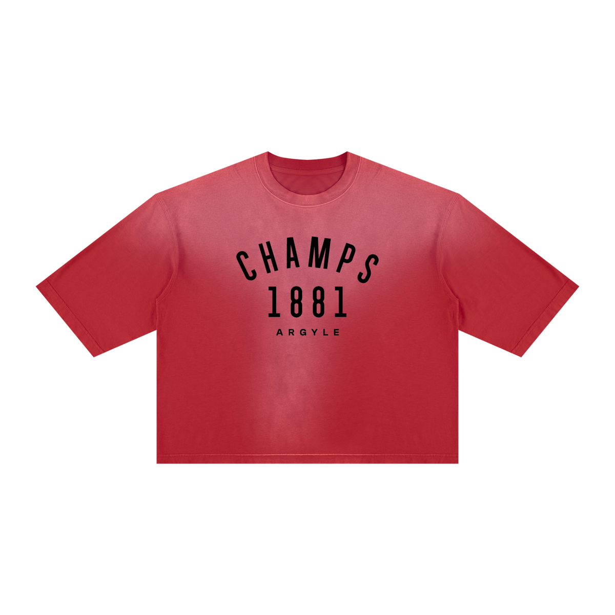 Argyle Champs Vintage Wash Sunfade Boxy Tee
