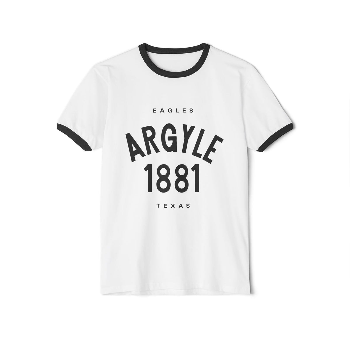 Argyle 1881 Texas Ringer T-Shirt — Vintage Eagles Champs Tee