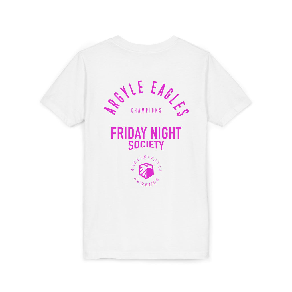 Youth Argyle Eagles Friday Night Society Pink Tee