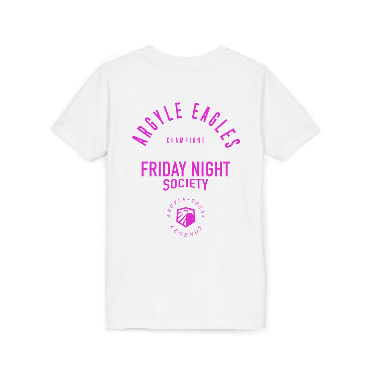 Youth Argyle Eagles Friday Night Society Pink Tee