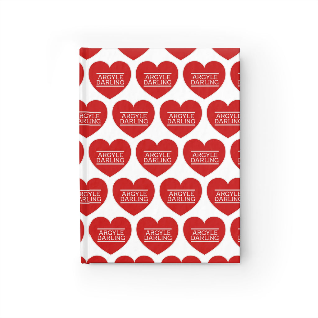 Argyle Darling Red Love Notebook