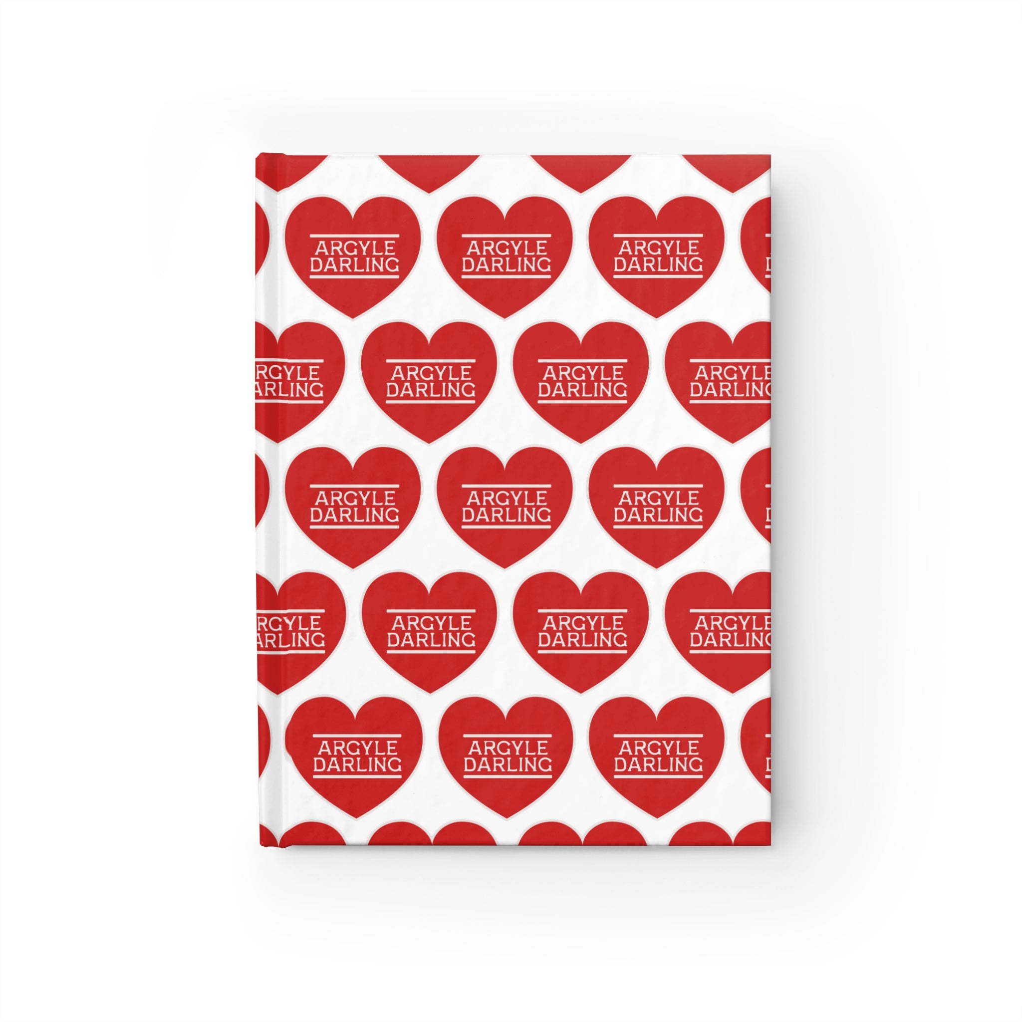 Argyle Darling Red Love Notebook