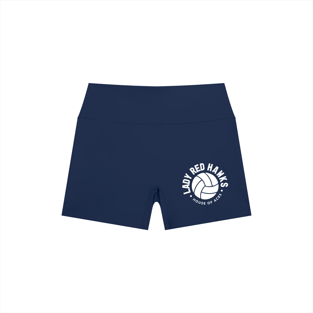 Womens AMS Volleyball High Rise Yoga Shorts