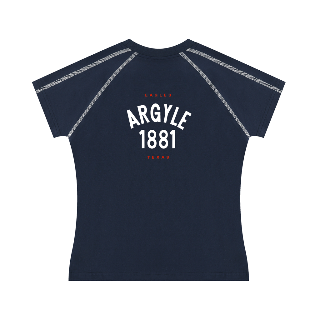 Womens Darlin Eagles Raglan Tee