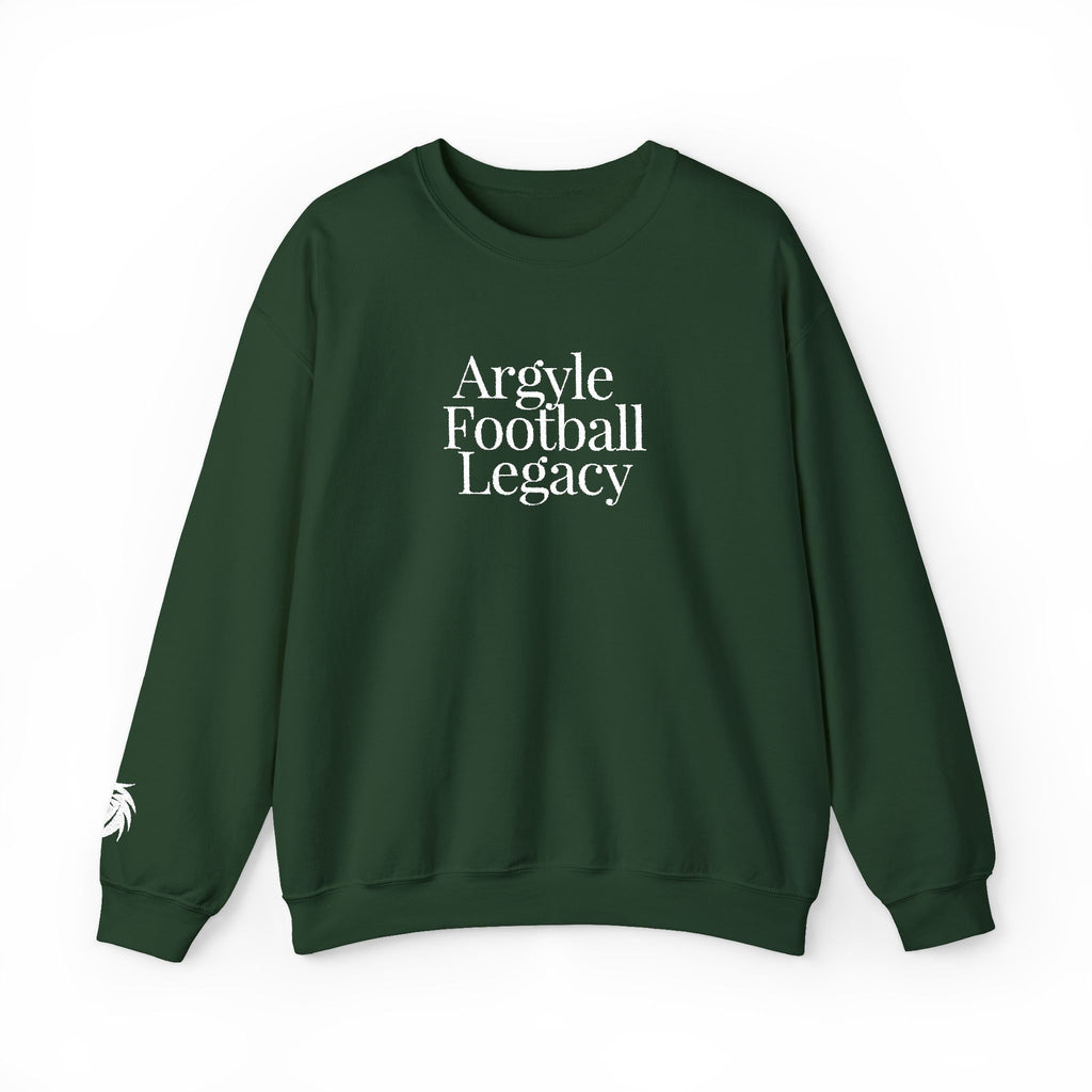 Argyle Football Embroidery Sweatshirt