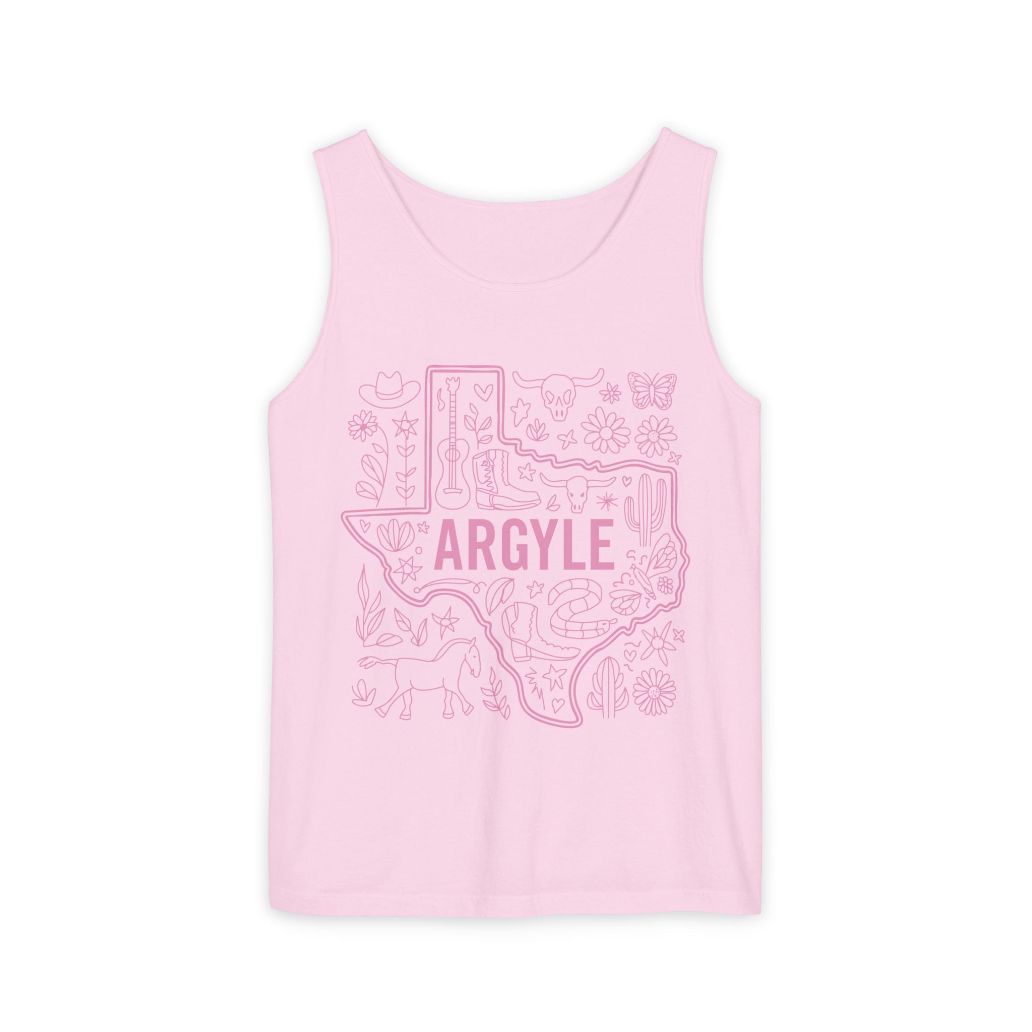 Womens Argyle Tank Top