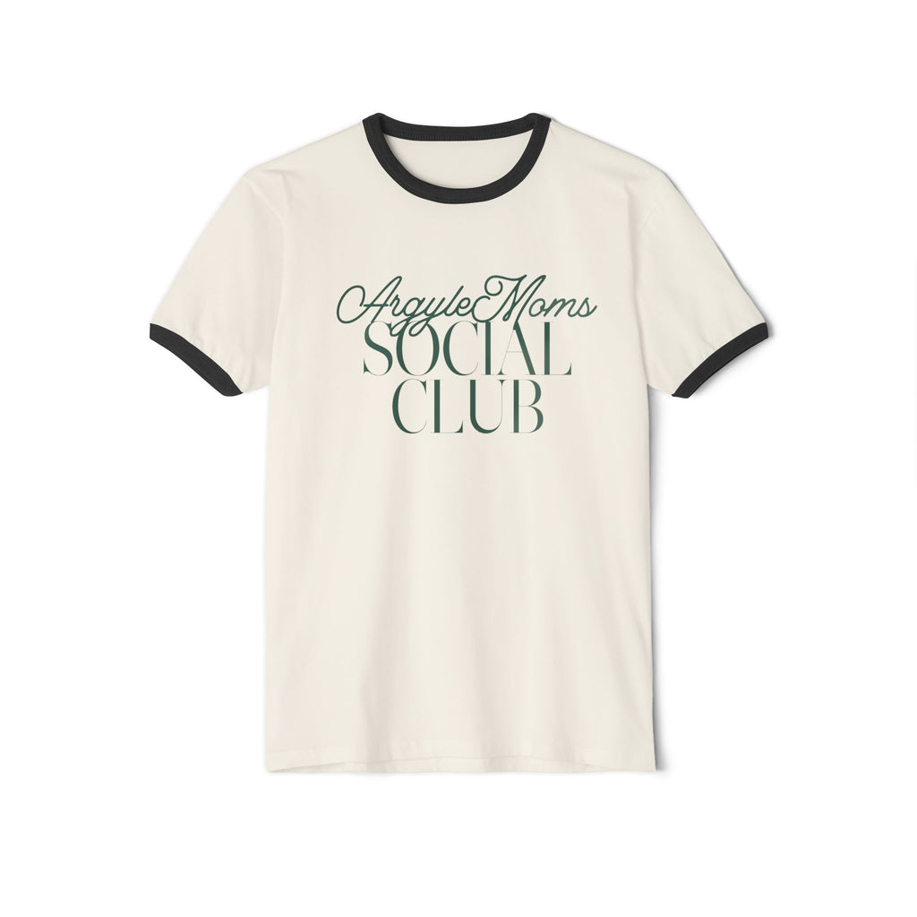 Argyle Moms Social Club Ringer T-Shirt