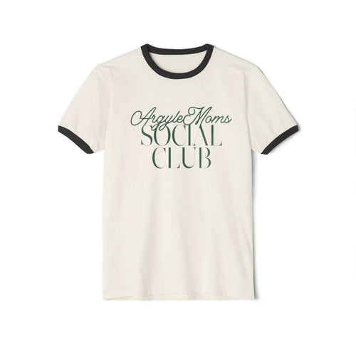 Argyle Moms Social Club Ringer T-Shirt