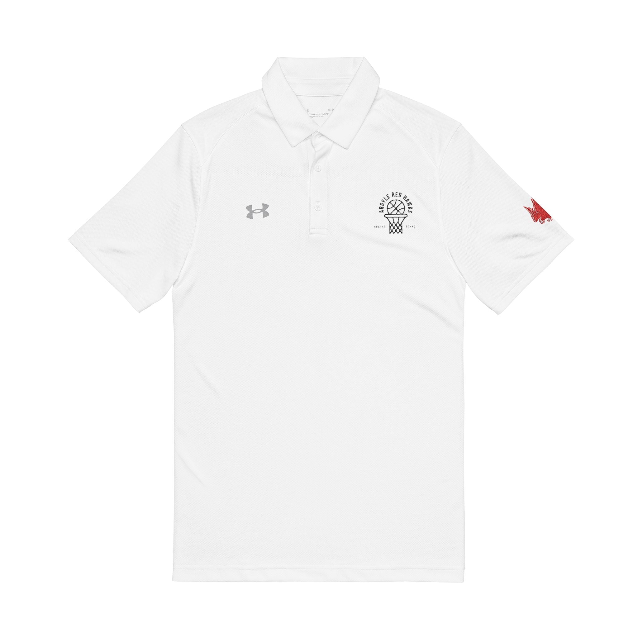 Mens Red Hawks Performance Polo