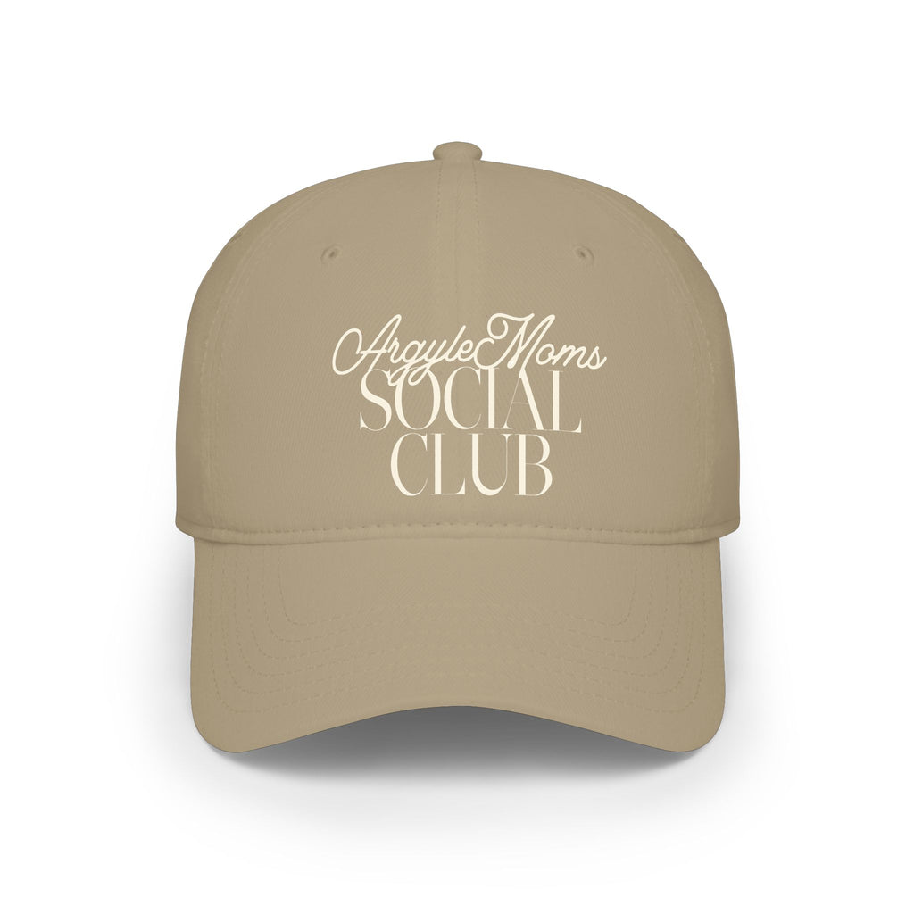 Argyle Moms Social Club Baseball Cap