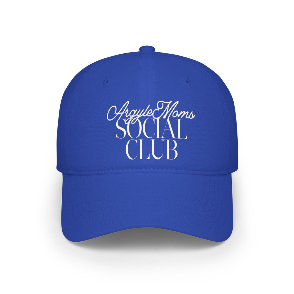 Argyle Moms Social Club Baseball Cap