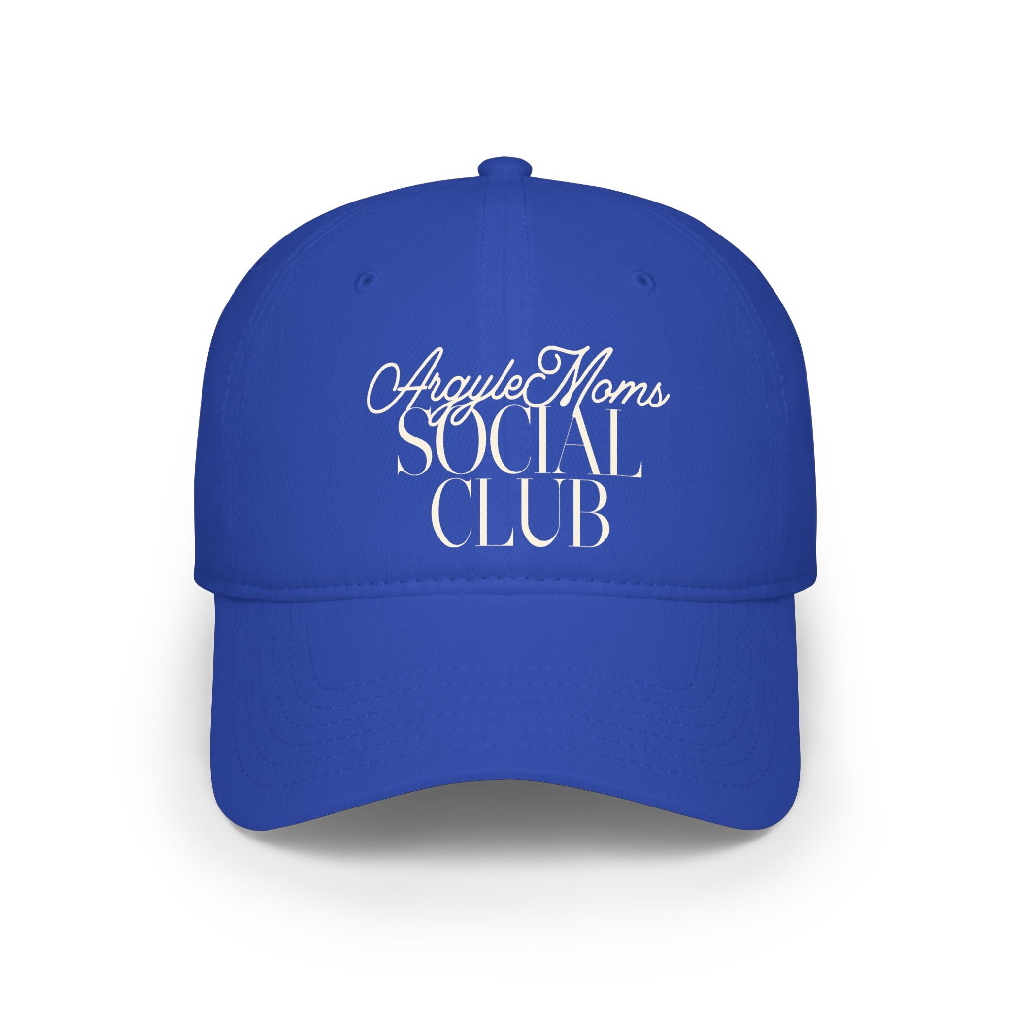 Argyle Moms Social Club Baseball Cap