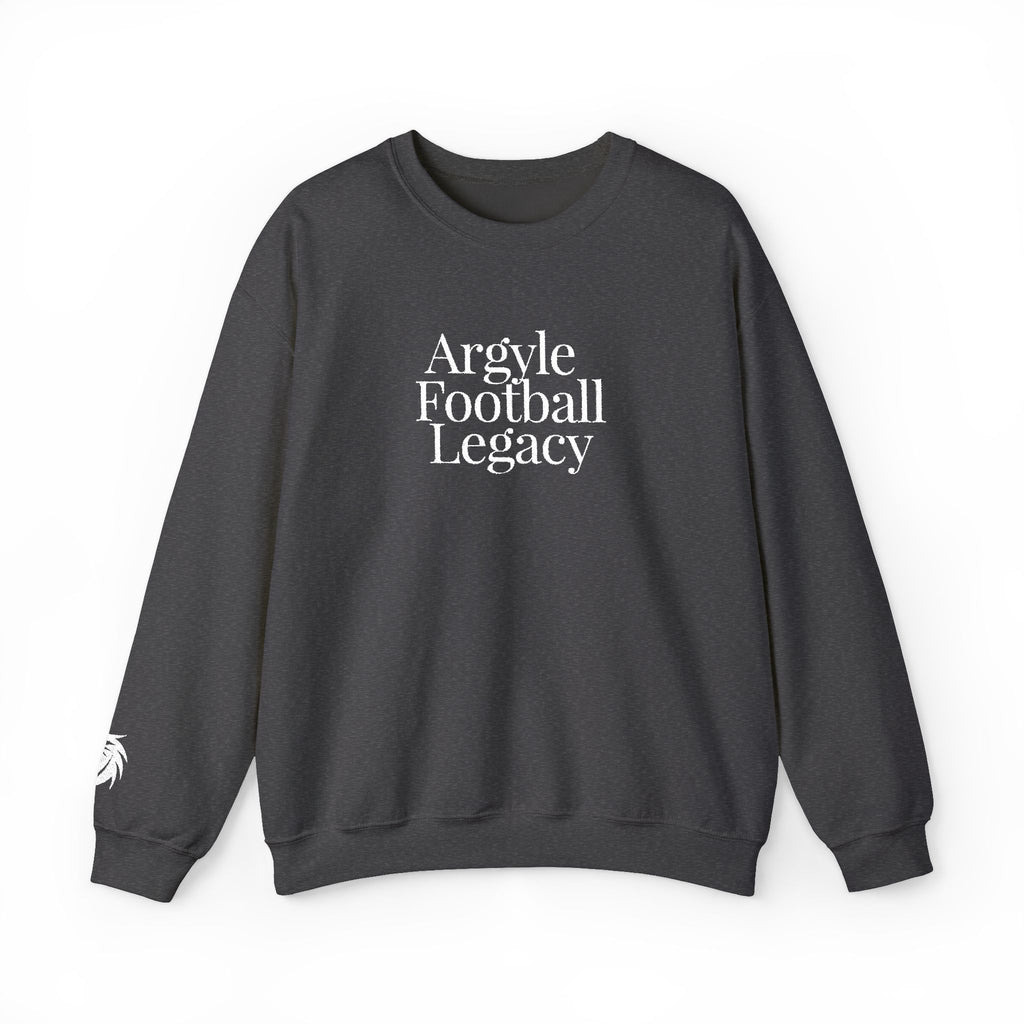 Argyle Football Embroidery Sweatshirt