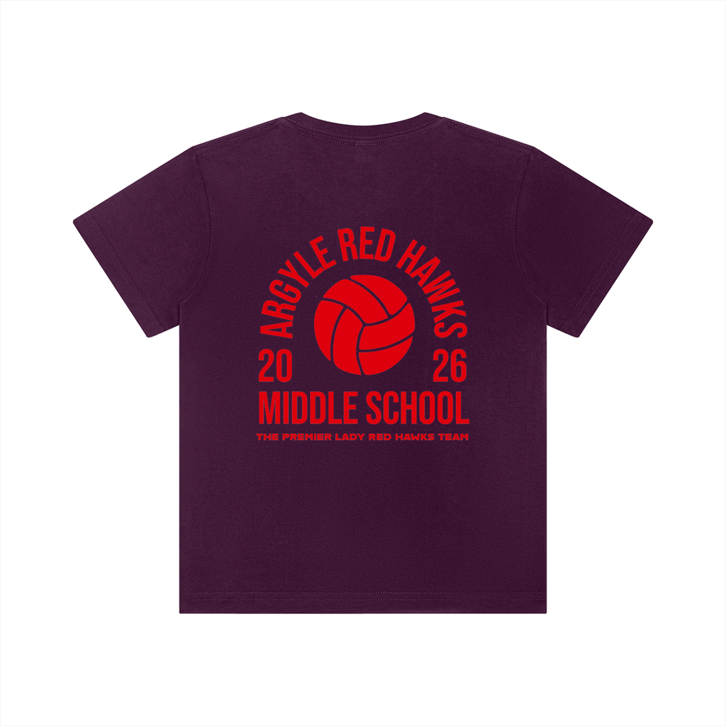 Youth AMS Volleyball Crewneck Short Sleeve Tee