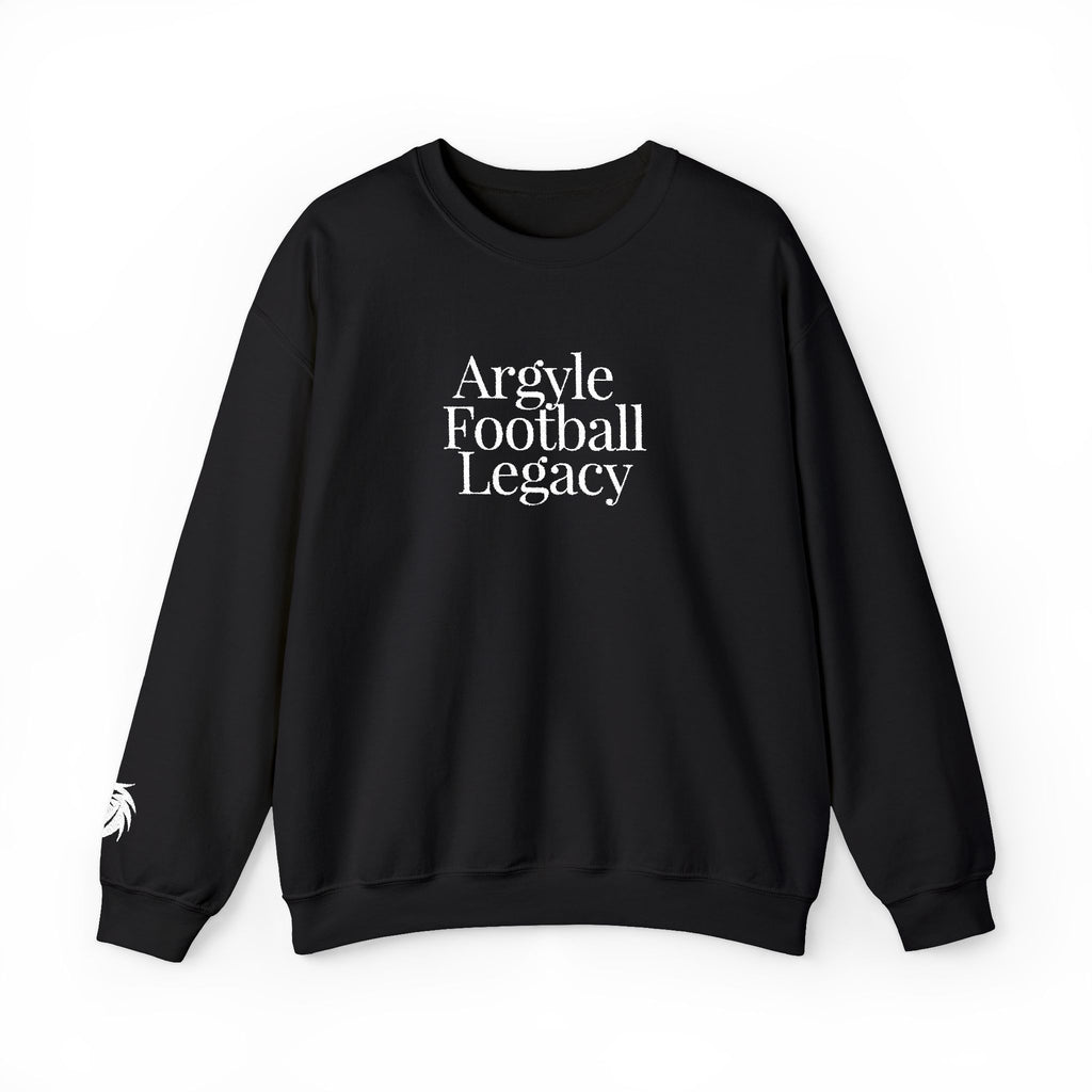 Argyle Football Embroidery Sweatshirt