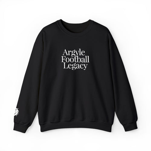 Argyle Football Embroidery Sweatshirt