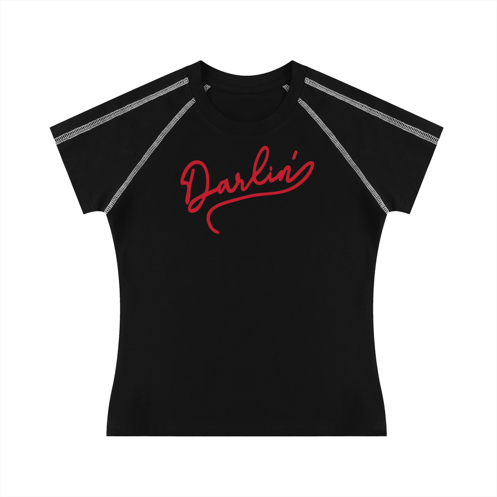 Womens Darlin Eagles Raglan Tee