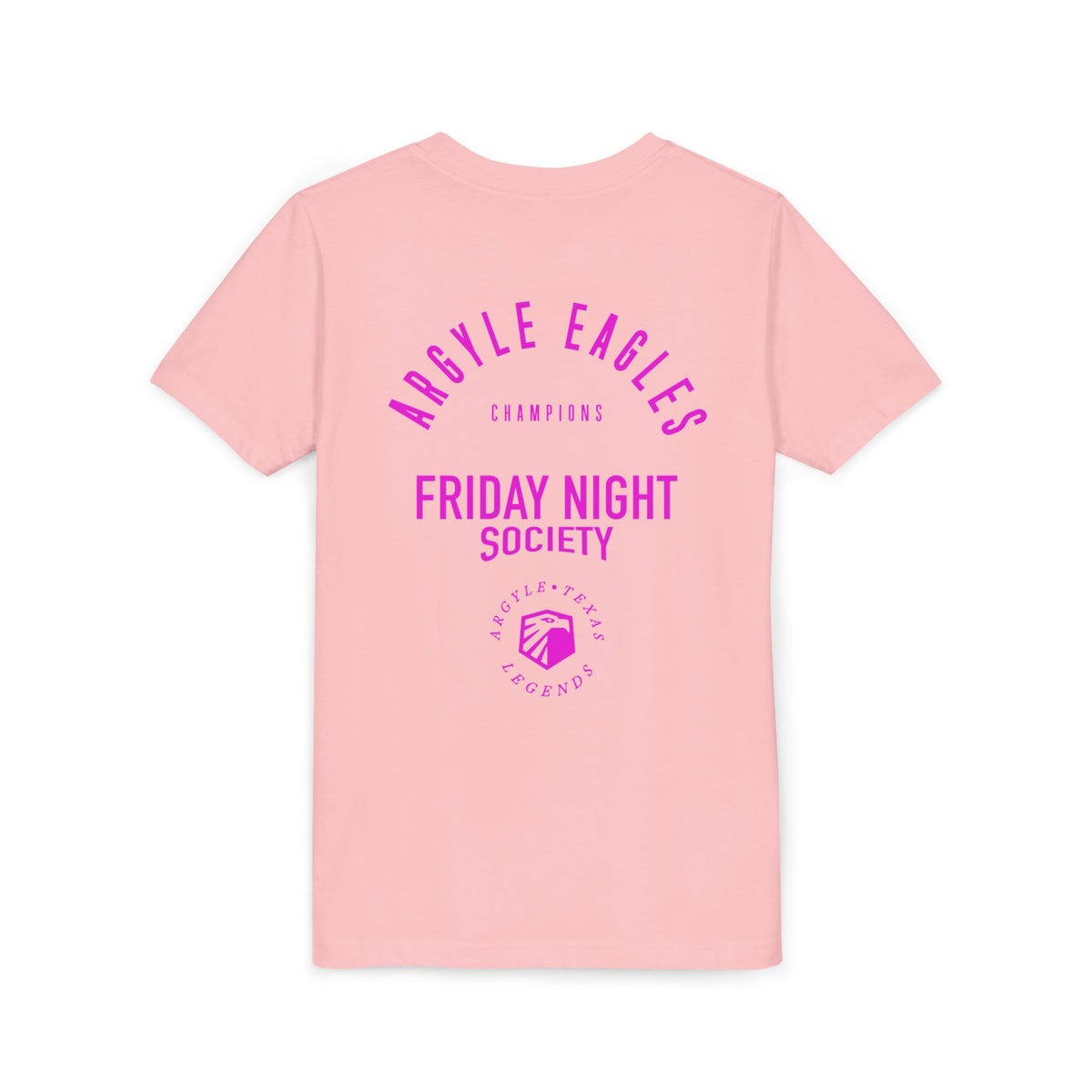 Youth Argyle Eagles Friday Night Society Pink Tee