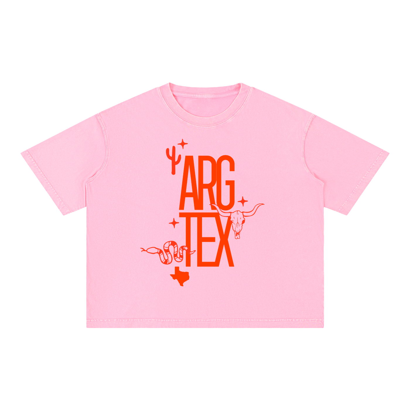 Argyle Local Mineral Wash Boxy Cotton Tee