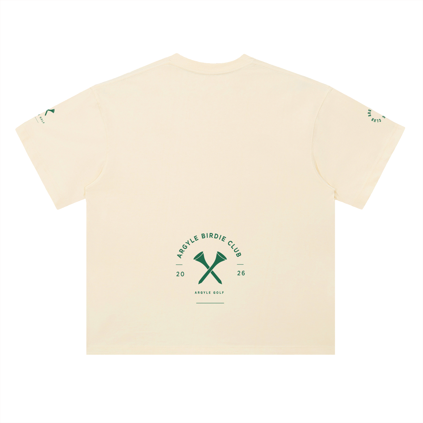 Argyle Golf Drop Shoulder Cotton Tee