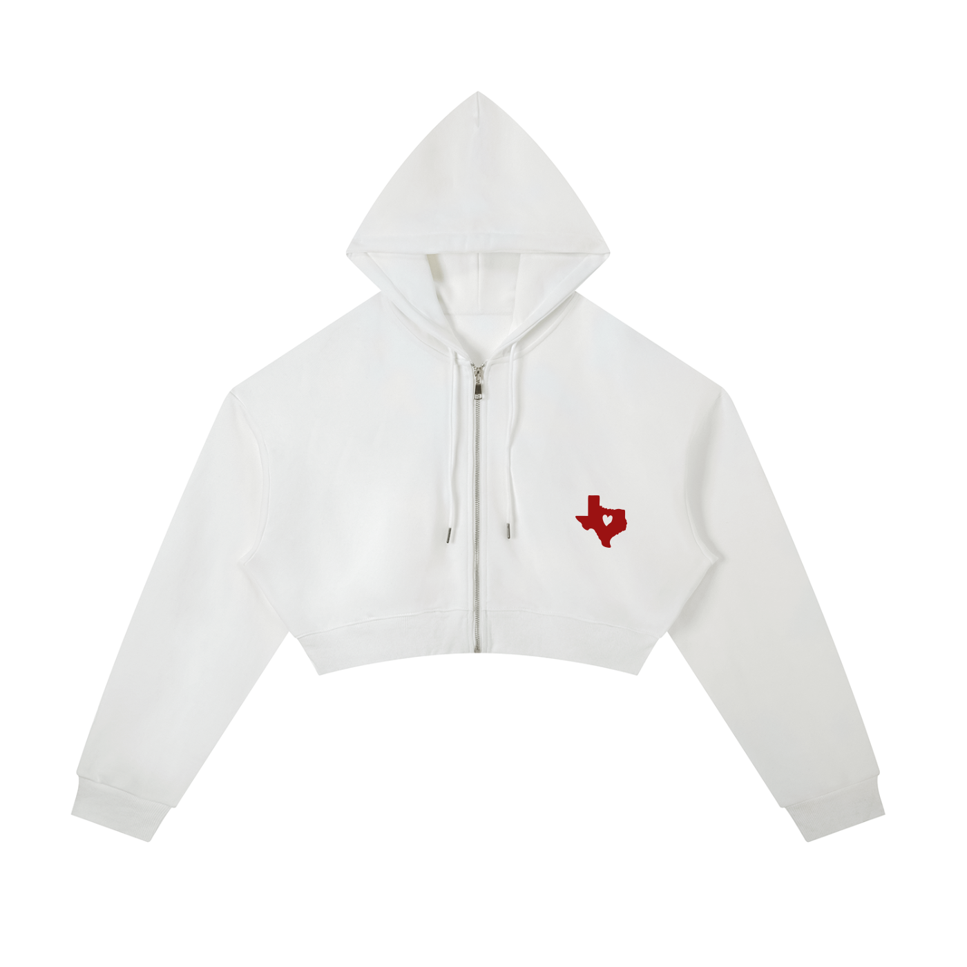 Womens Athletic Dept Cropped Zip Hoodie