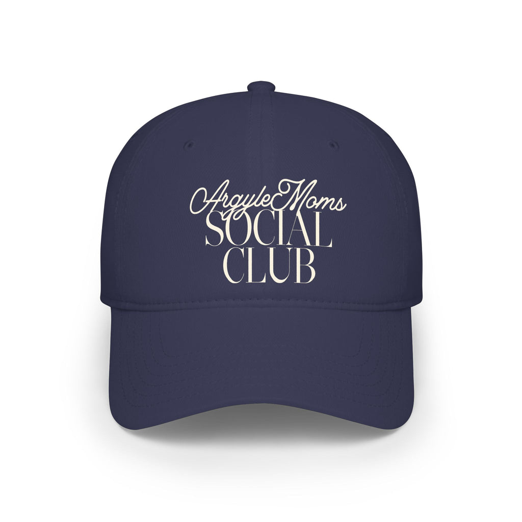 Argyle Moms Social Club Baseball Cap