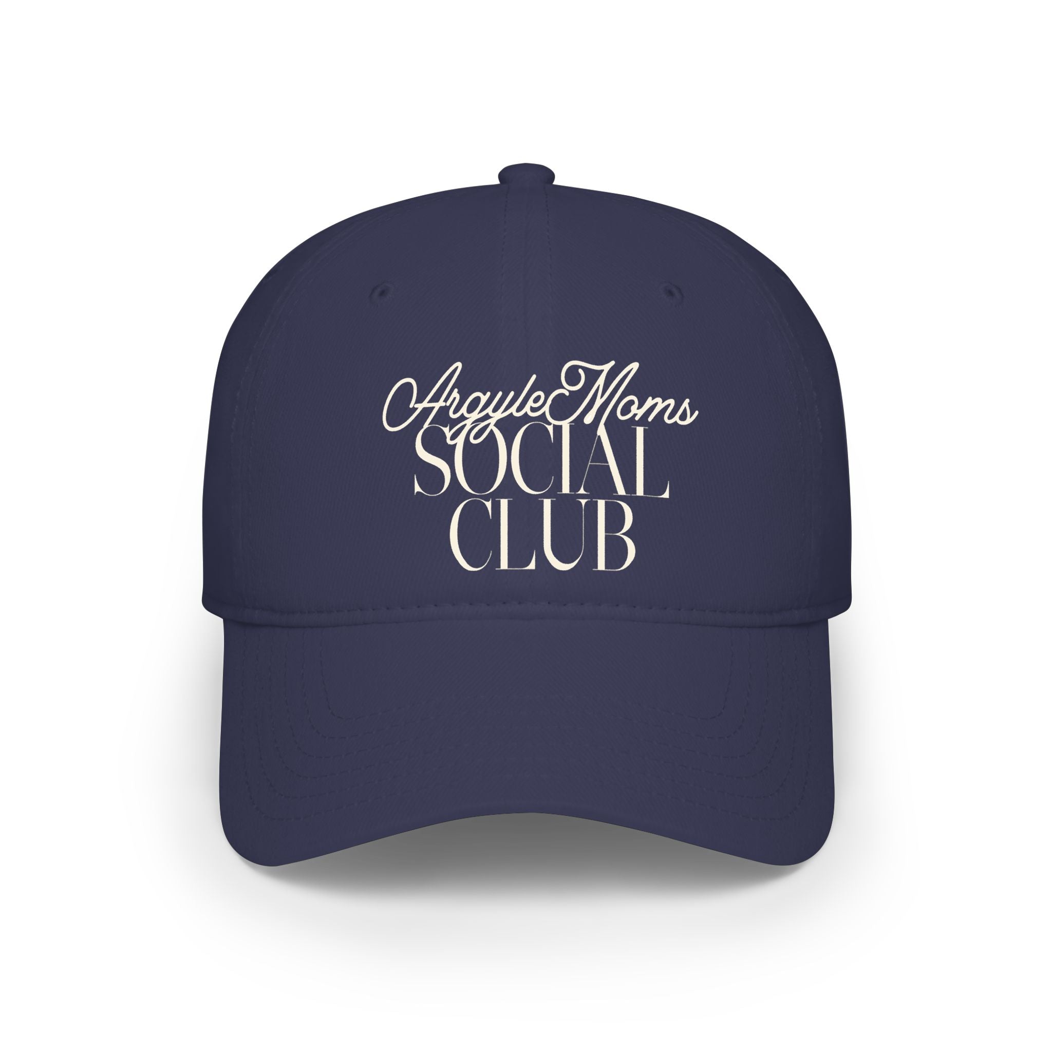 Argyle Moms Social Club Baseball Cap