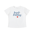 Womens Vintage Argyle Darling Slim Fit Tee