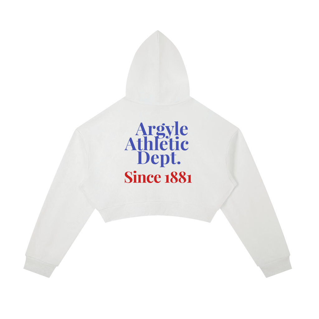 Womens Athletic Dept Cropped Zip Hoodie