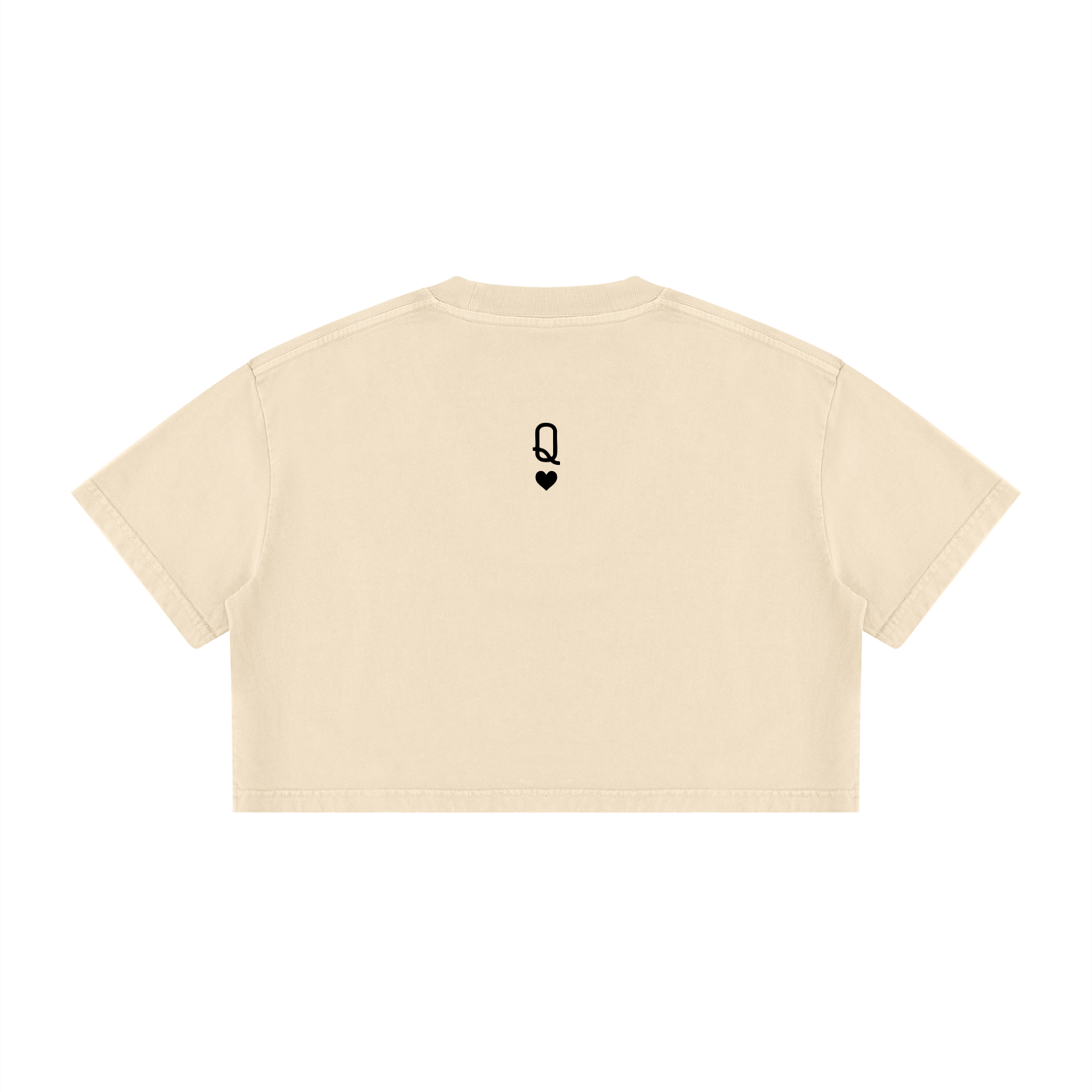 Womens TX Cheer Wash Cotton Crop Tee