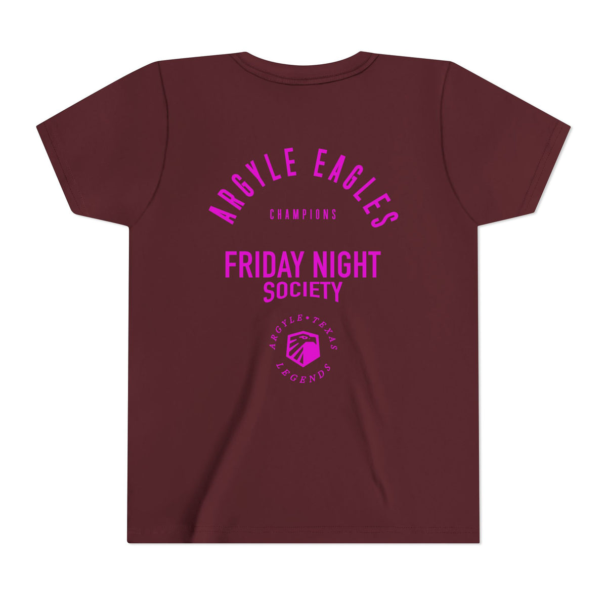 Youth Argyle Eagles Friday Night Society Pink Tee