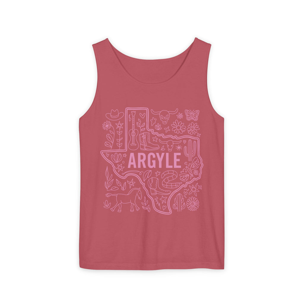 Womens Argyle Tank Top