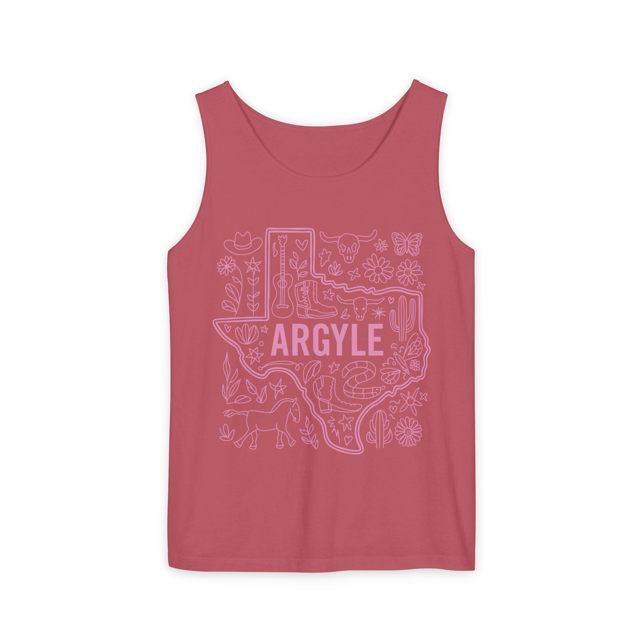Womens Argyle Tank Top